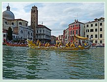 Le Cortège historique lors de la Regata Storica, la régate historique de Venise 2008