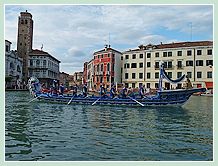 Le Cortège historique lors de la Regata Storica, la régate historique de Venise 2008