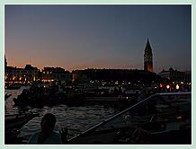 Fête du Redentore 2008 à Venise - Le Bassin de Saint Marc devant le Campanile