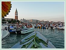 Fête du Redentore 2008 à Venise - Le Bassin de Saint Marc devant le Campanile