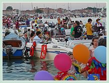 Fête du Redentore 2008 à Venise - Le Bassin de Saint Marc devant la Riva degli Schiavoni