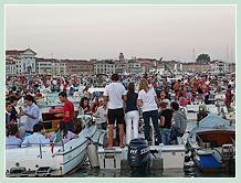 Fête du Redentore 2008 à Venise - Le Bassin de Saint Marc devant la Riva degli Schiavoni