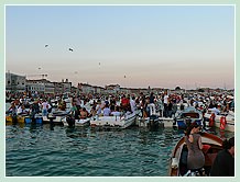Fête du Redentore 2008 à Venise - Le Bassin de Saint Marc devant la Riva degli Schiavoni