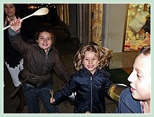 Les enfants lors de la Fête de la Saint Martin à Venise