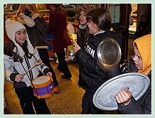 Les enfants lors de la F&ecirc;te de la Saint Martin à Venise