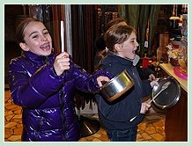 Les enfants lors de la Fête de la Saint Martin à Venise