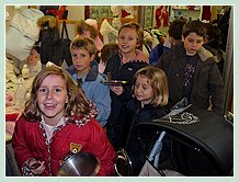 Les enfants lors de la F&ecirc;te de la Saint Martin à Venise