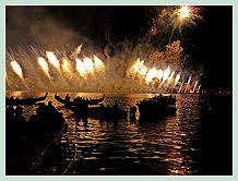 Le Feu d'Artifice de la Fete du Rédempteur à Venise