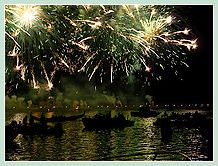 Le Feu d'Artifice de la Fête du Redentore 2008 à Venise