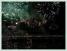 Le Feu d'Artifice de la Fête du Redentore 2008 à Venise