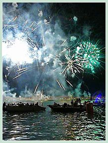 Le Feu d'Artifice de la Fête du Redentore 2008 à Venise