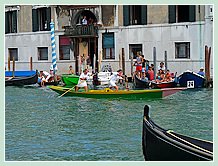 &Eacute;quipage lors de la Regata des Maciarele à la Regata Storica de Venise 2008