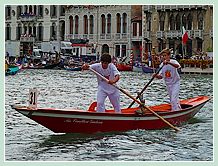 &Eacute;quipage lors de la Regata des Maciarele à la Regata Storica de Venise 2008