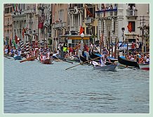 La Régate des Pupparini à la Regata Storica, la régate historique de Venise 2008