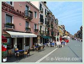 L'hôtel Ca' Formenta, sur la Via Garibaldi