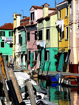 Burano et ses maisons multicolores