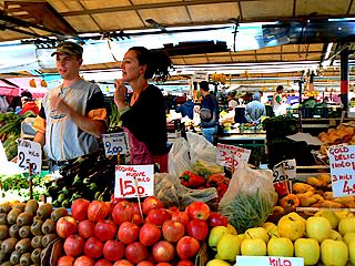 Marché du Rialto à Venise - l'Erbaria