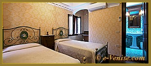 La seconde chambre de la maison Ca' Garzoti à Venise