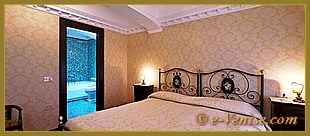 La Chambre principale de la maison Ca' Garzoti à Venise