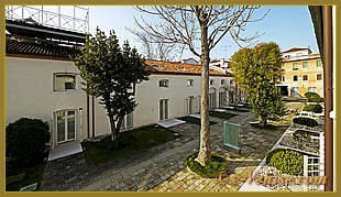 La Cour-Jardin de la résidence San Giobbe Bosello à Venise