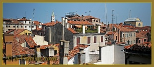 L'une des vues de l'appartement Ca' dell'Angelo, dans le sestier de Saint-Marc à Venise.