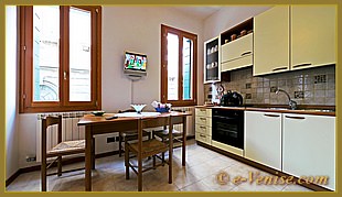La Cuisine Salle à Manger de la Casa Cavallo à Venise.