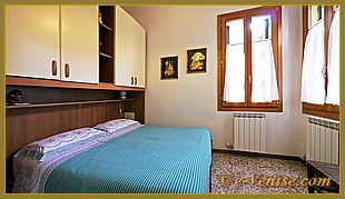 La Chambre Matrimoniale de la Casa Cavallo à Venise.