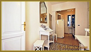 La Salle à Manger de l'appartement Gabrieli Torreselle à Venise.