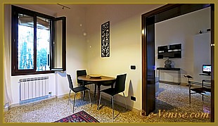 La Salle à Manger-Chambre de l'appartement Sant'Elena Laguna à Venise