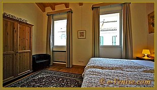 La seconde chambre du 1er étage de la maison San Giobbe Bosello à Venise.