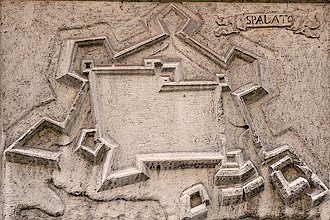 Plan de la Forteresse de Spalato