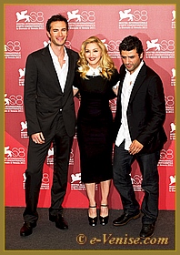 James d'Arcy, Madonna et Oscar Isaac à la Mostra du Cinema de Venise 68e édition internationale du film