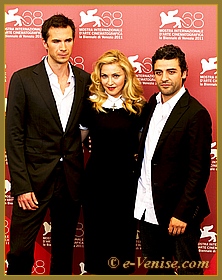 James d'Arcy, Madonna et Oscar Isaac à la Mostra du Cinema de Venise 68e édition internationale du film