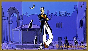 Le héros d'Hugo Pratt, Corto Maltese à Venise