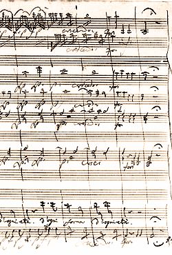 Manuscrit Don Juan Mozart BNF