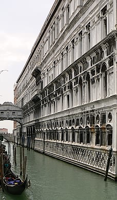 Le Palais Ducal sur le Rio di Palazzo