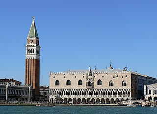 Le Campanile de Saint Marc et le Palais des Doges