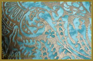 Détail de tissu Mariano Fortuny