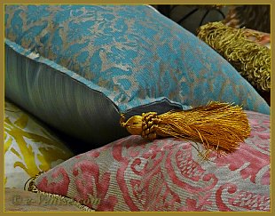 Coussins en tissu Mariano Fortuny