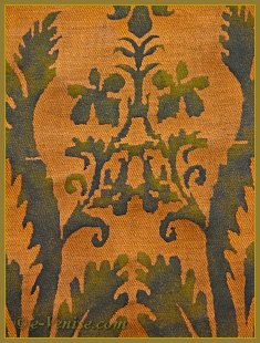 Tissu “Glicine” Mariano Fortuny