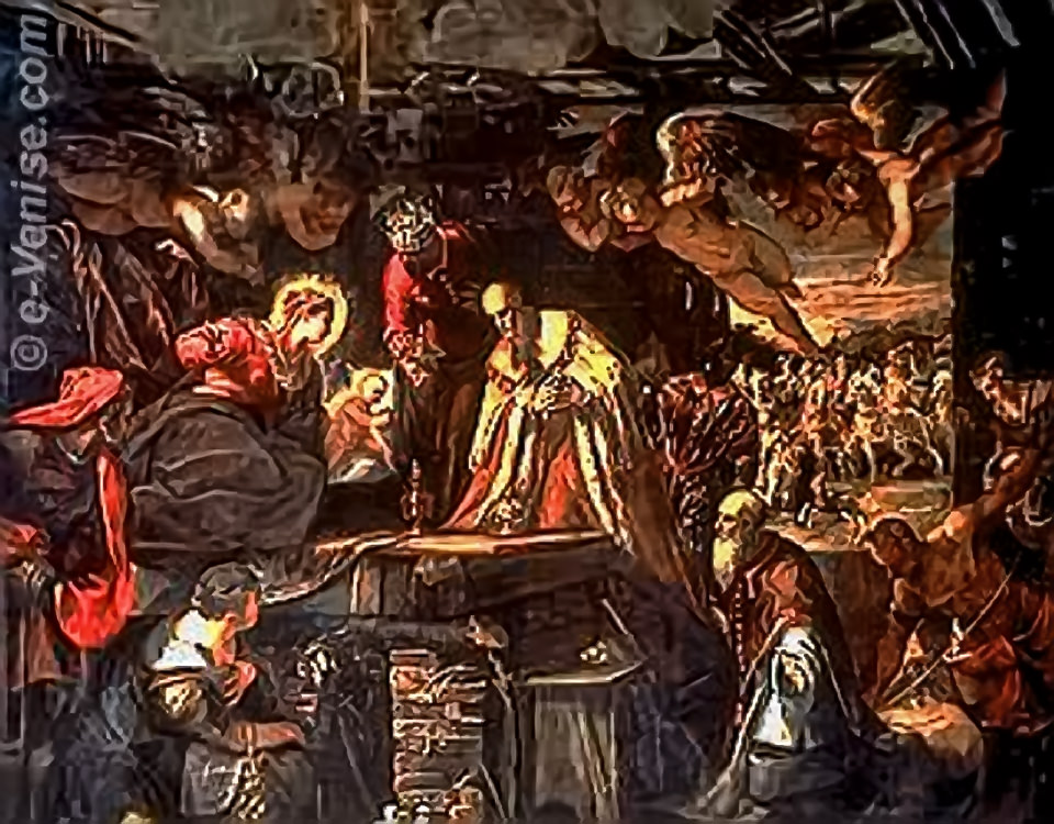 Tintoret l'Adoration des Rois Mages