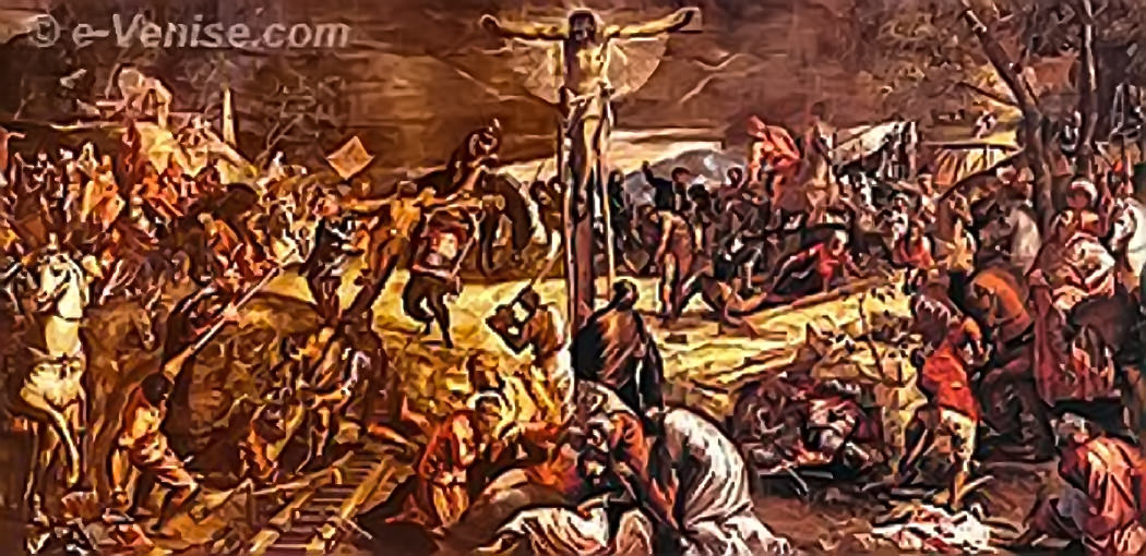 La Crucifixion du Tintoret Scuola Grande di San Rocco