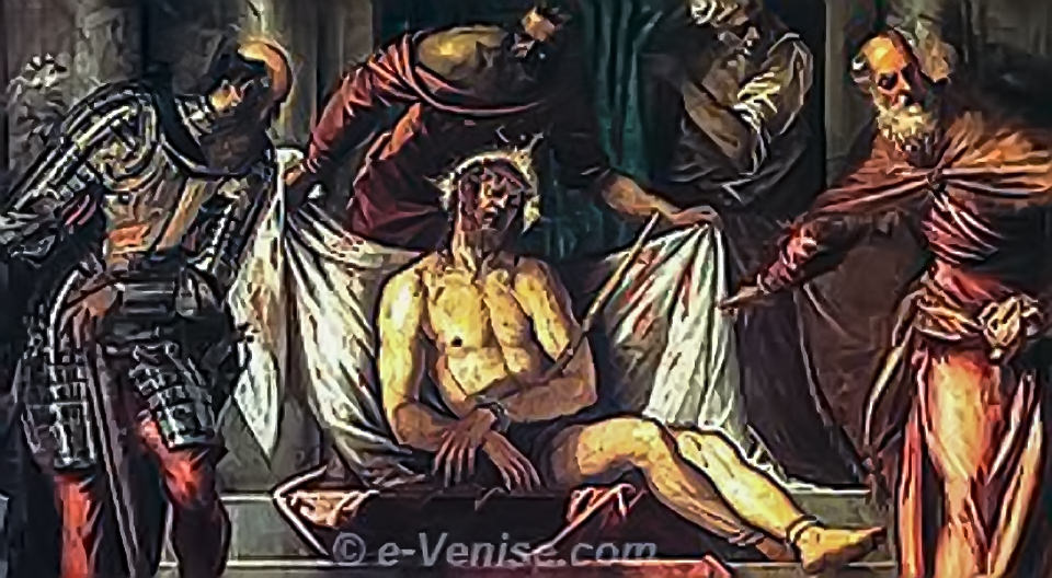 Ecce Homo le couronnement d'épines Tintoret