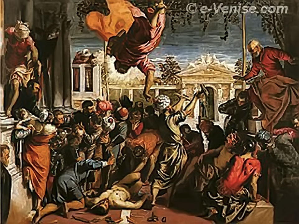 Tintoret le Miracle de Saint Marc délivrant l'esclave