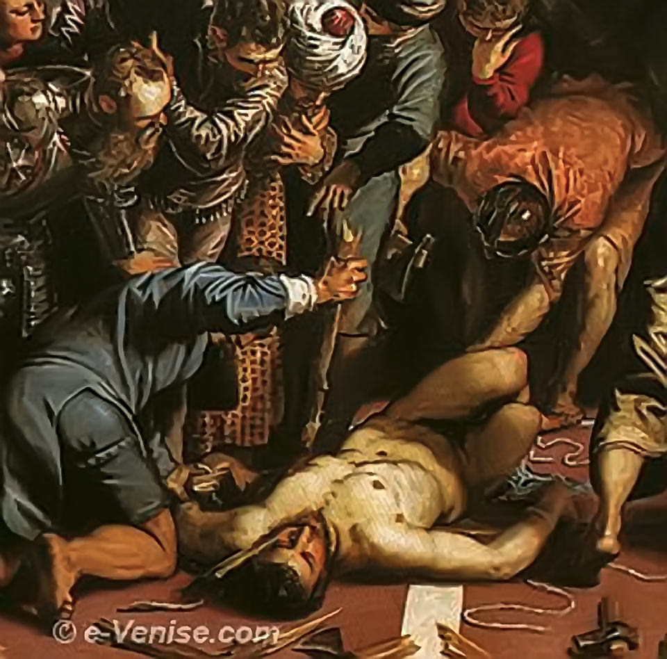 Tintoret le Miracle de Saint Marc délivrant l'esclave - Détail