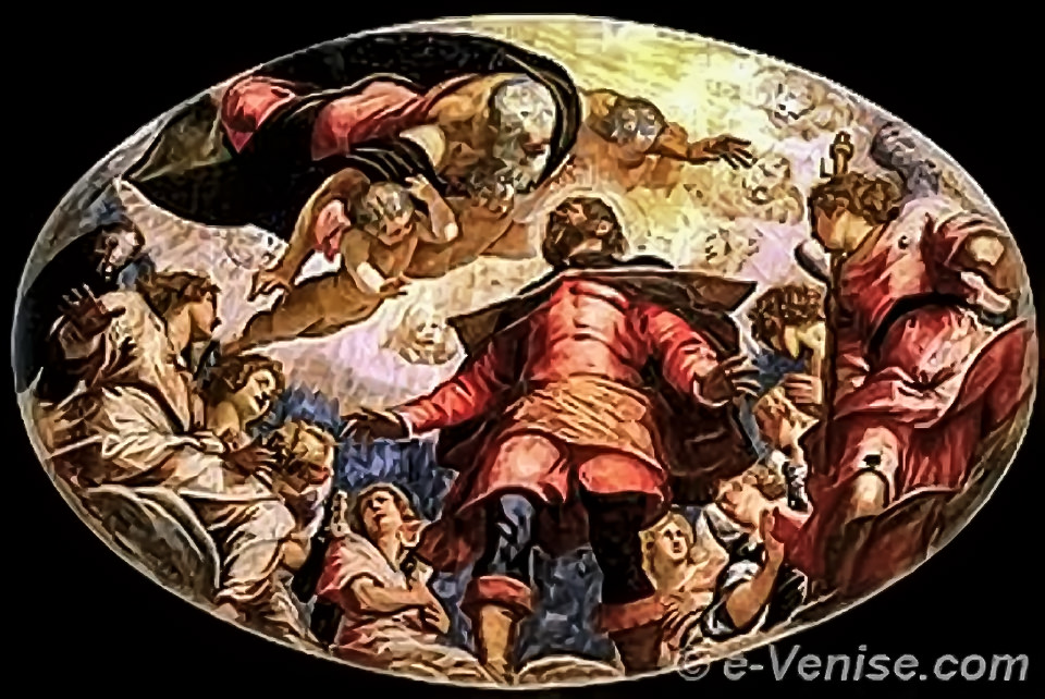 Tintoret Saint Roch en Gloire San Rocco