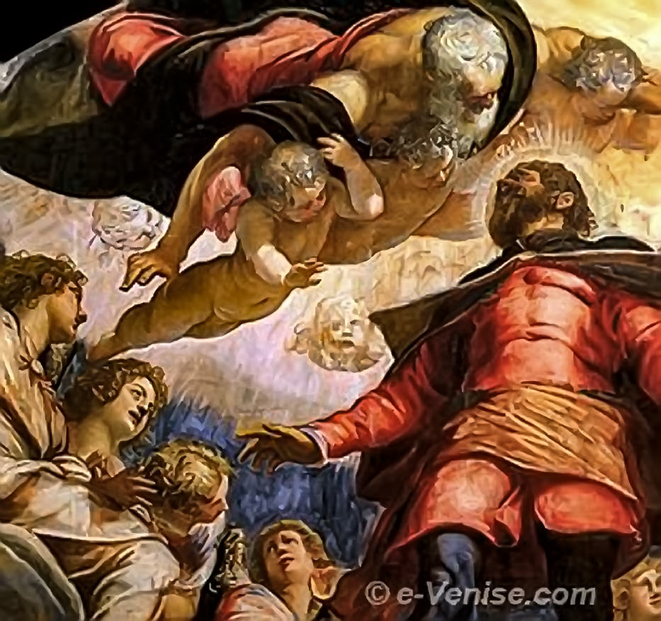 Tintoret Saint Roch en Gloire San Rocco