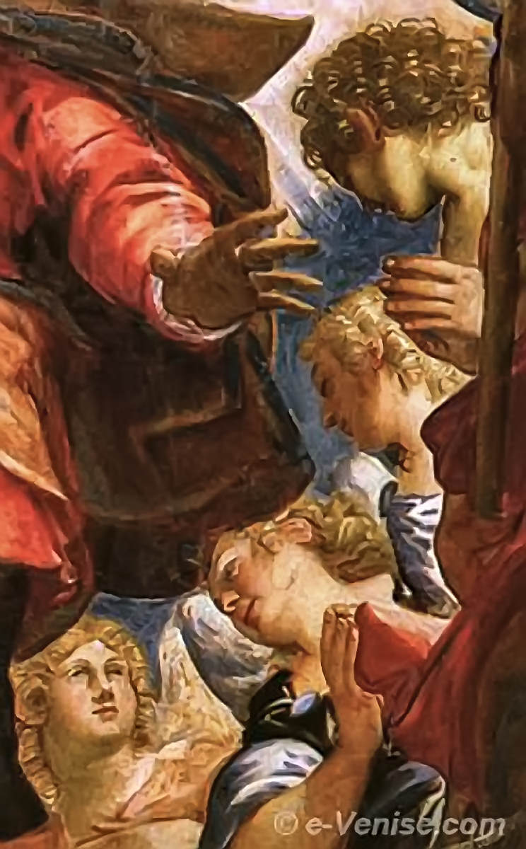 Tintoret Saint Roch en gloire Scuola Grande San Rocco