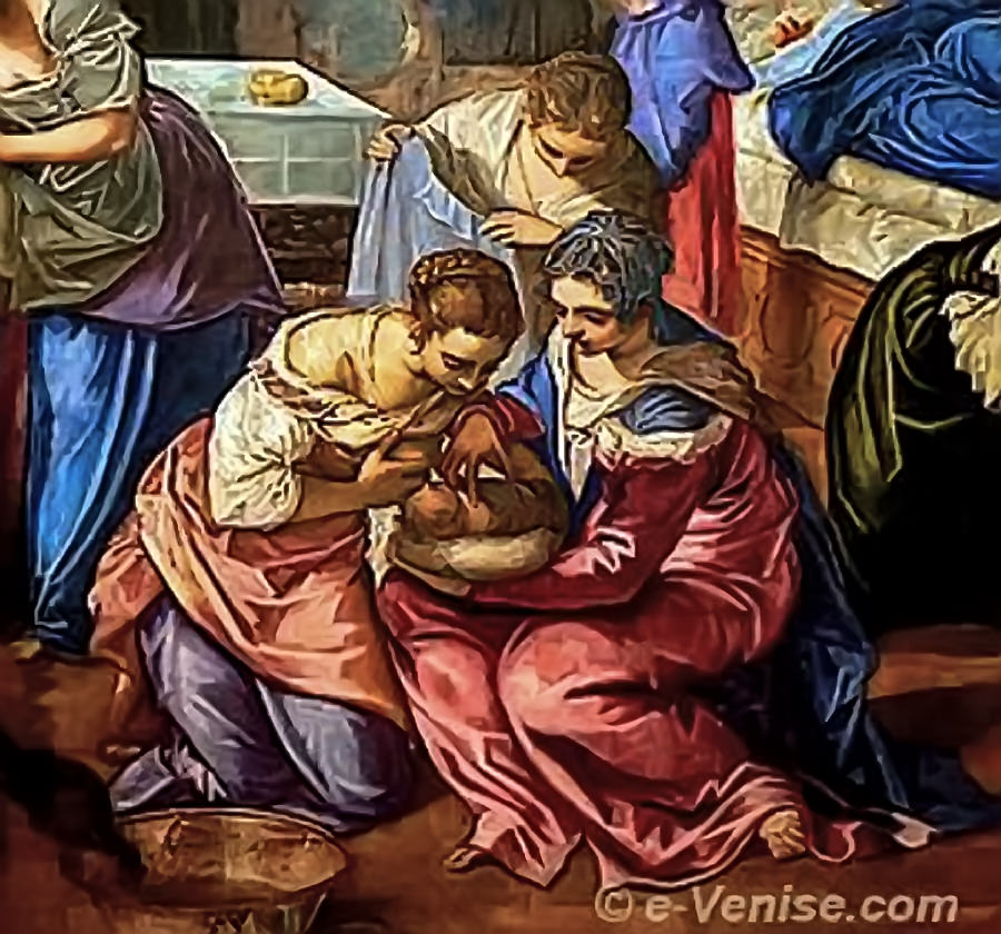 Tintoret la Naissance du Baptiste San Zaccaria