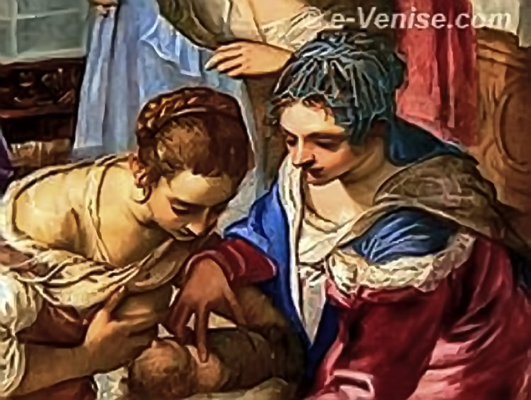 Tintoret la Naissance du Baptiste San Zaccaria